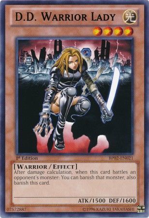 D.D. Warrior Lady - BP02-EN021 - Rare 1