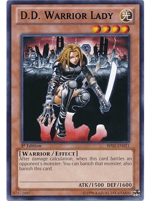 D.D. Warrior Lady - BP02-EN021 - Rare