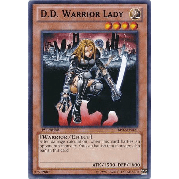 D.D. Warrior Lady - BP02-EN021 - Rare