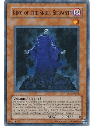King of the Skull Servants - DR3-EN212 - Common