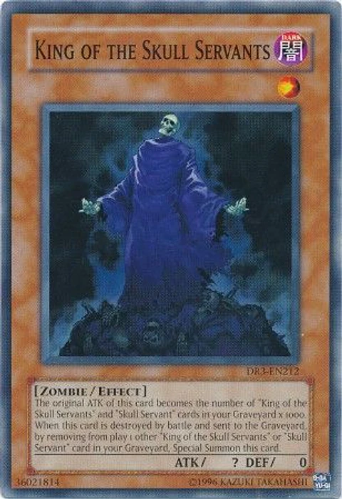 King of the Skull Servants - DR3-EN212 - Common