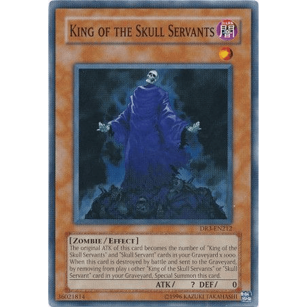 King of the Skull Servants - DR3-EN212 - Common