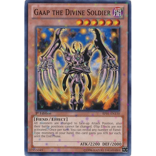 Gaap the Divine Soldier - BP01-EN150 - Starfoil Rare