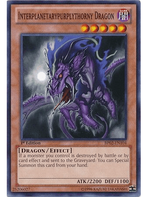 Interplanetarypurplythorny Dragon - BP02-EN104 - Common
