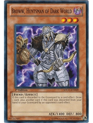 Broww, Huntsman of Dark World - SDGU-EN009 - Common 