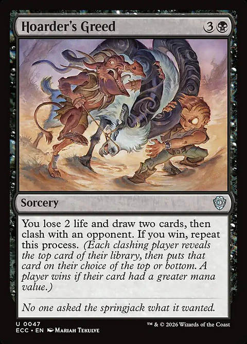 Hoarder's Greed - ECC - U