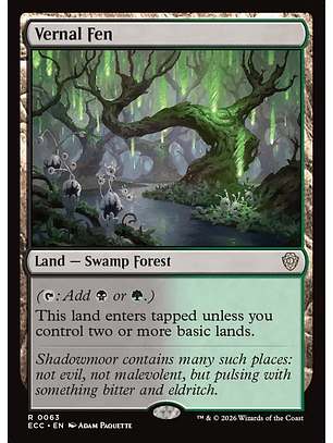 Vernal Fen - ECC - R