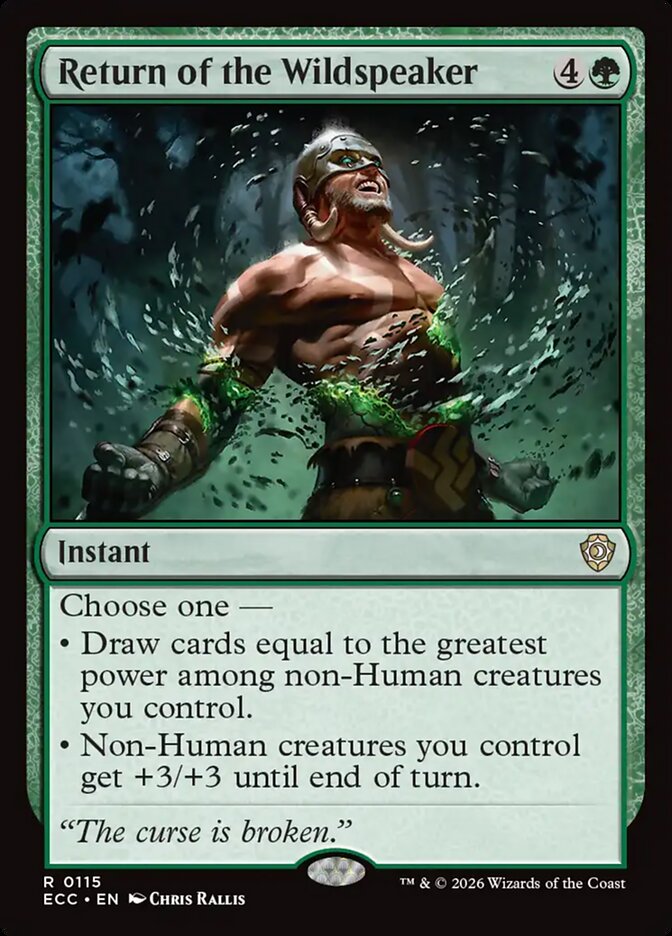 Return of the Wildspeaker - ECC - R 1