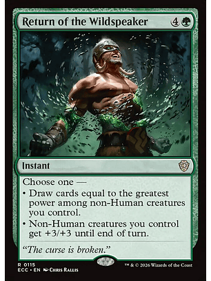 Return of the Wildspeaker - ECC - R