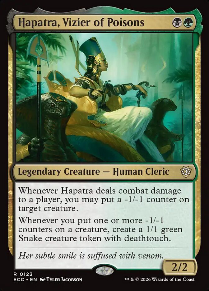 Hapatra, Vizier of Poisons - ECC - R 1
