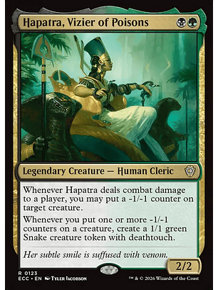 Hapatra, Vizier of Poisons - ECC - R