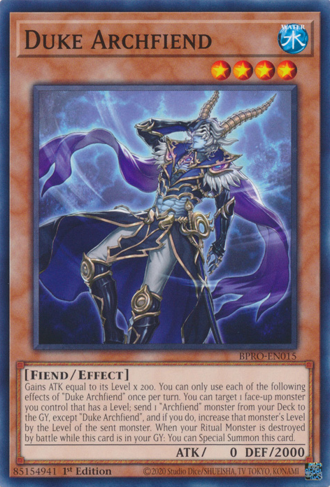 Duke Archfiend - BPRO-EN015 - Common  1