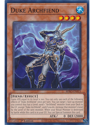 Duke Archfiend - BPRO-EN015 - Common 