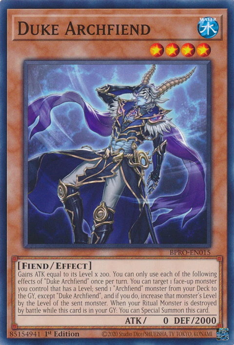 Duke Archfiend - BPRO-EN015 - Common 