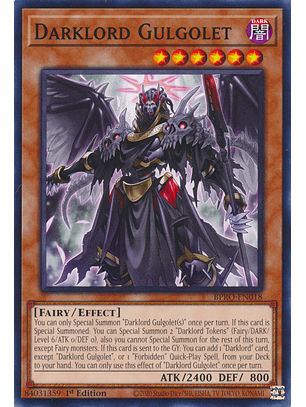 Darklord Gulgolet - BPRO-EN018 - Common 