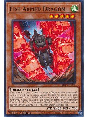 Fist Armed Dragon - BPRO-EN028 - Common 