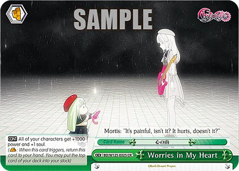Worries in My Heart - BD/W125-E025 CR - Climax Rare