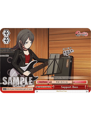 Support Bass - BD/W125-E068 CR - Climax Rare 