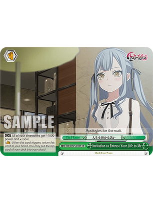 Invitation to Entrust Your Life to Me -  BD/W125-E023 CR - Climax Rare 