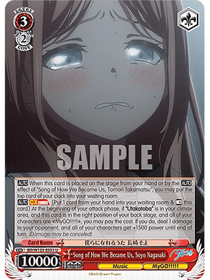 Song of How We Became Us, Soyo Nagasaki - BD/W125-E051 U - Uncommon