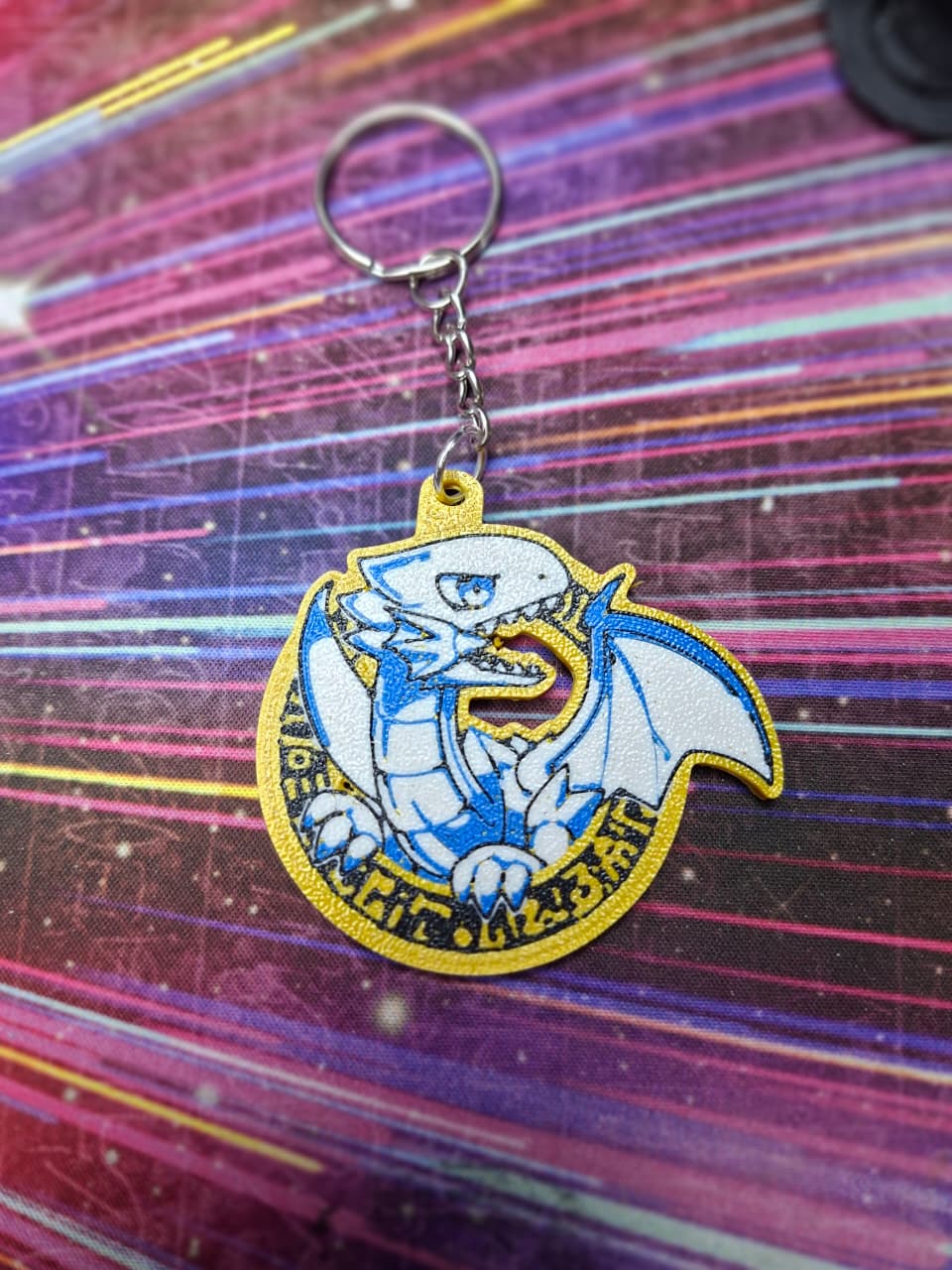 Llavero Blue Eyes White Dragon  2