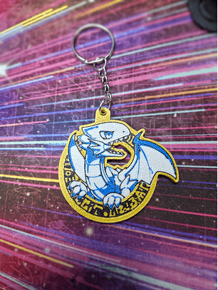 Llavero Blue Eyes White Dragon 