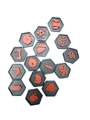 Set De 15 Counters (fichas) Yugioh 