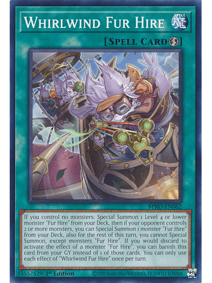 Whirlwind Fur Hire - BPRO-EN062 - Common 