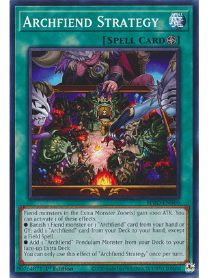 Archfiend Strategy - BPRO-EN060 - Common 