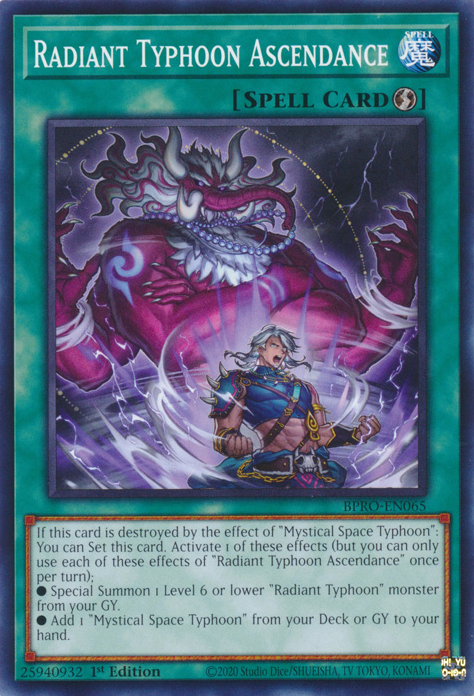 Radiant Typhoon Ascendance - BPRO-EN065 - Common  1