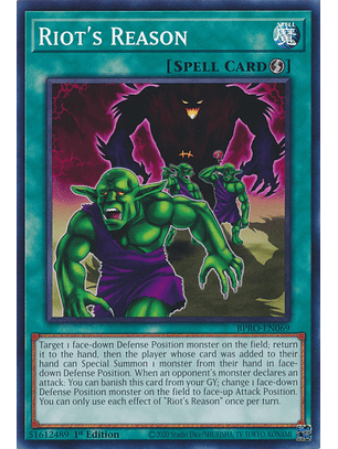 Riot's Reason - BPRO-EN069 - Common 