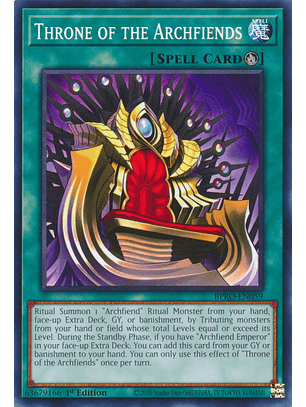 Throne of the Archfiends - BPRO-EN059 - Common 