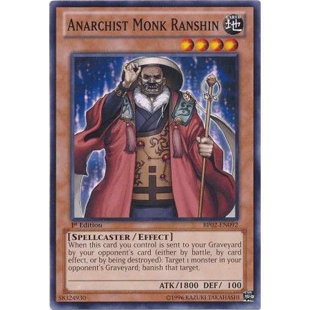 Anarchist Monk Ranshin - BP02-EN092 - Common 