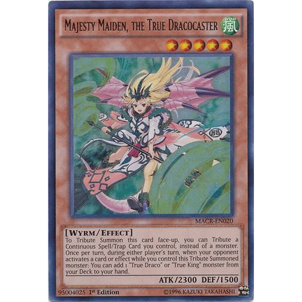 Majesty Maiden, the True Dracocaster - MACR-EN020 - Ultra Rare 