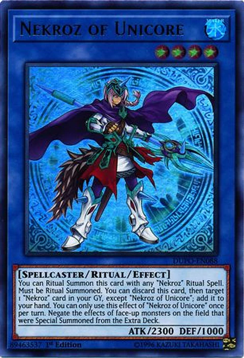 Nekroz of Unicore - DUPO-EN088 - Ultra Rare