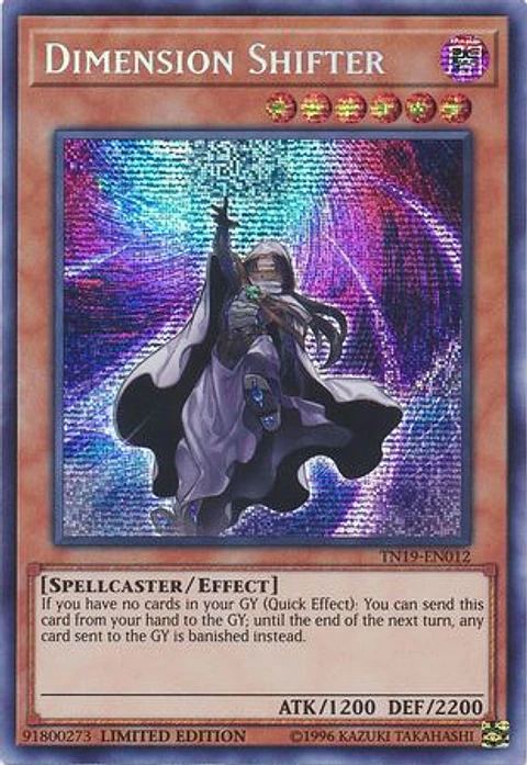 Dimension Shifter - TN19-EN012 - Prismatic Secret Rare Limited Edition