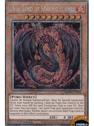 Uria, Lord of Searing Flames - MZMU-EN000 - Starlight Rare