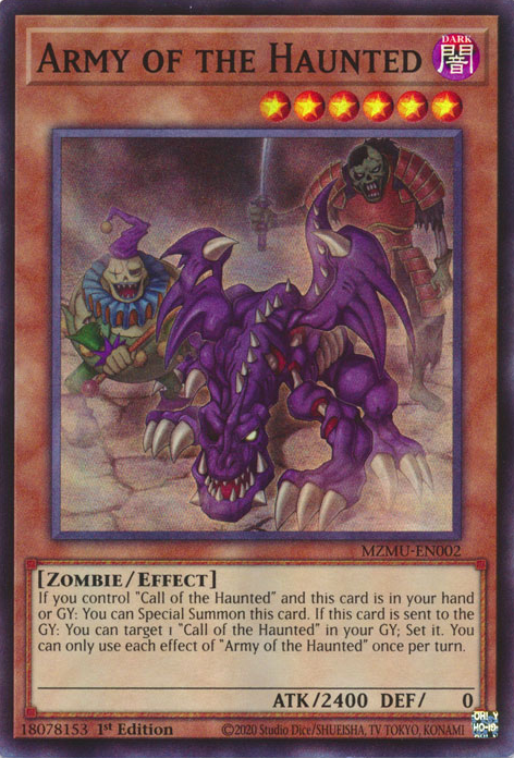 Army of the Haunted - MZMU-EN002 - Super Rare  1