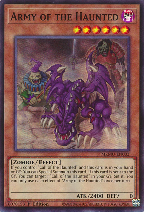 Army of the Haunted - MZMU-EN002 - Super Rare 