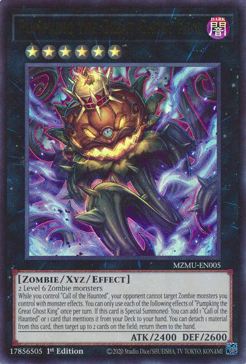Pumpking the Great Ghost King - MZMU-EN005 - Ultra Rare 