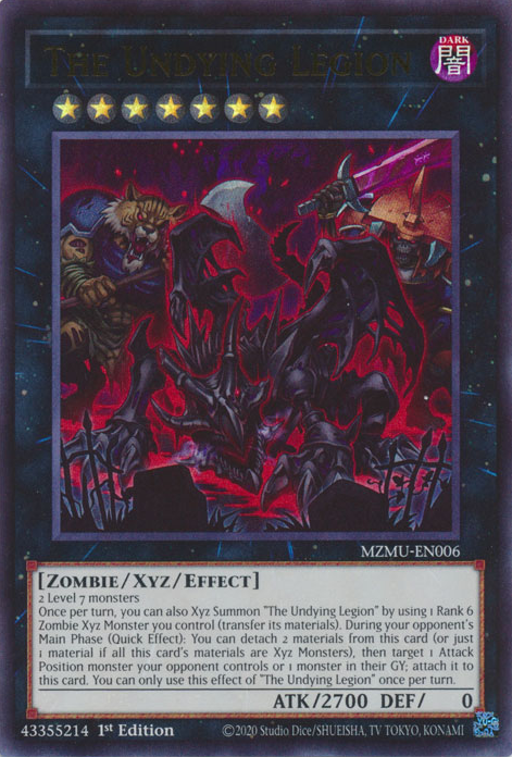 The Undying Legion - MZMU-EN006 - Ultra Rare 1