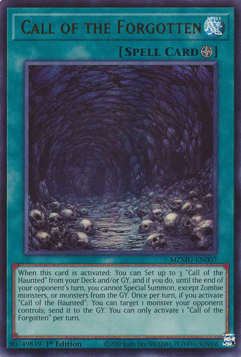 Call of the Forgotten - MZMU-EN007 - Ultra Rare
