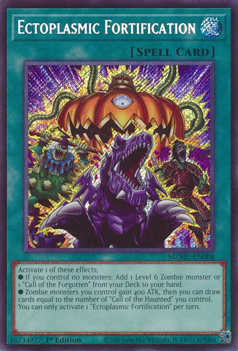 Ectoplasmic Fortification - MZMU-EN008 - Secret Rare 