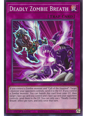 Deadly Zombie Breath - MZMU-EN010 - Super Rare 