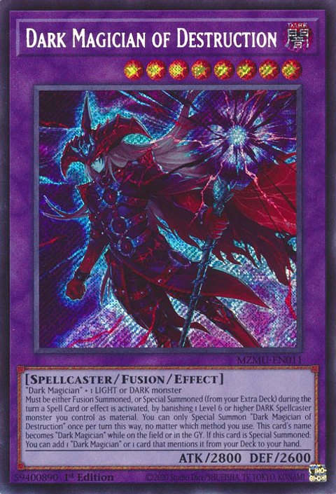 Dark Magician of Destruction - MZMU-EN011 - Secret Rare