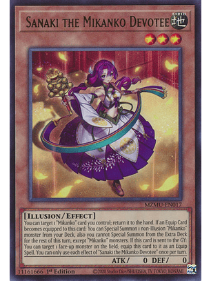 Sanaki the Mikanko Devotee - MZMU-EN017 - Ultra Rare