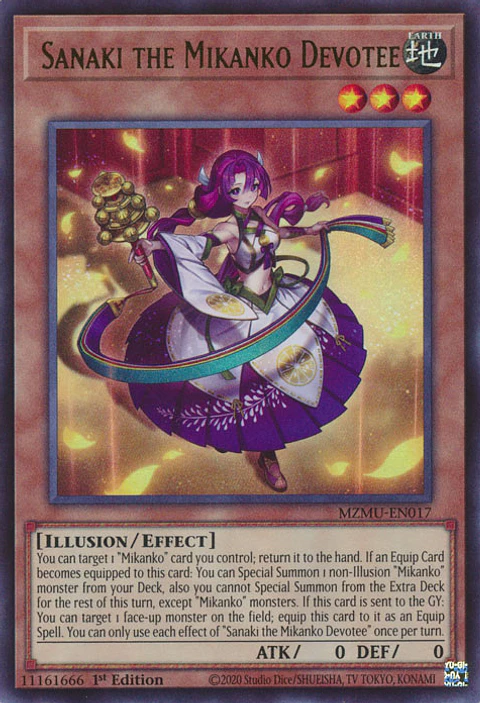 Sanaki the Mikanko Devotee - MZMU-EN017 - Ultra Rare