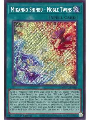 Mikanko Shinbu - Noble Twins - MZMU-EN019 - Secret Rare 