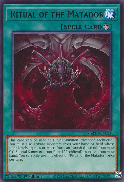 Ritual of the Matador - MZMU-EN024 - Rare