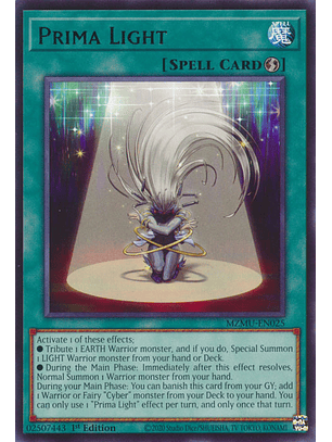 Prima Light - MZMU-EN025 - MZMU-EN025 - Rare  